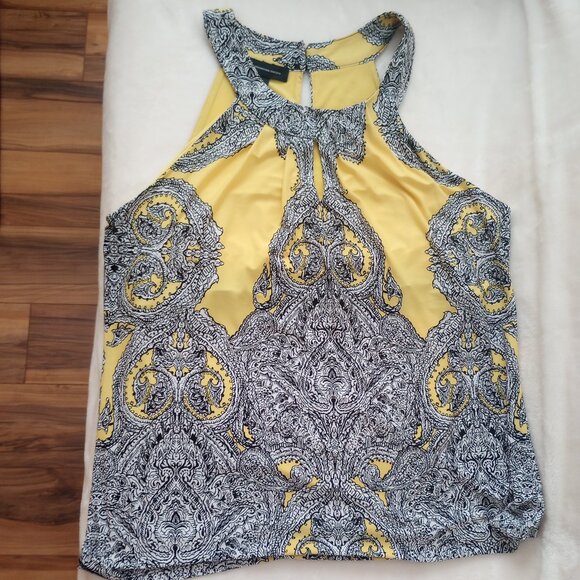 Inc International Concepts Keyhole Halter Bandou Sleeveless Top - Women's Size L - Picture 1 of 5